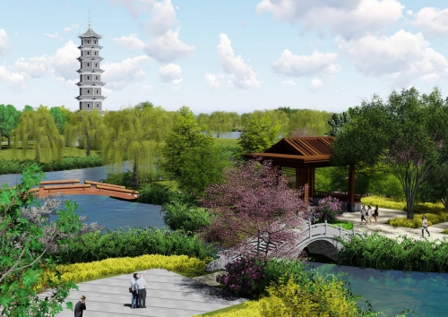揚州八灘鎮核心景觀區規劃